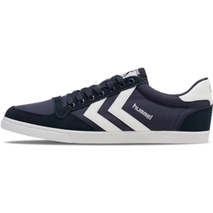 Hummel Slimmer Stadil Low, Laufschuhe in Dress Blue/White Kh mit robuster Außensohle und flachem Schnitt für optimalen Komfort – Bild 1
