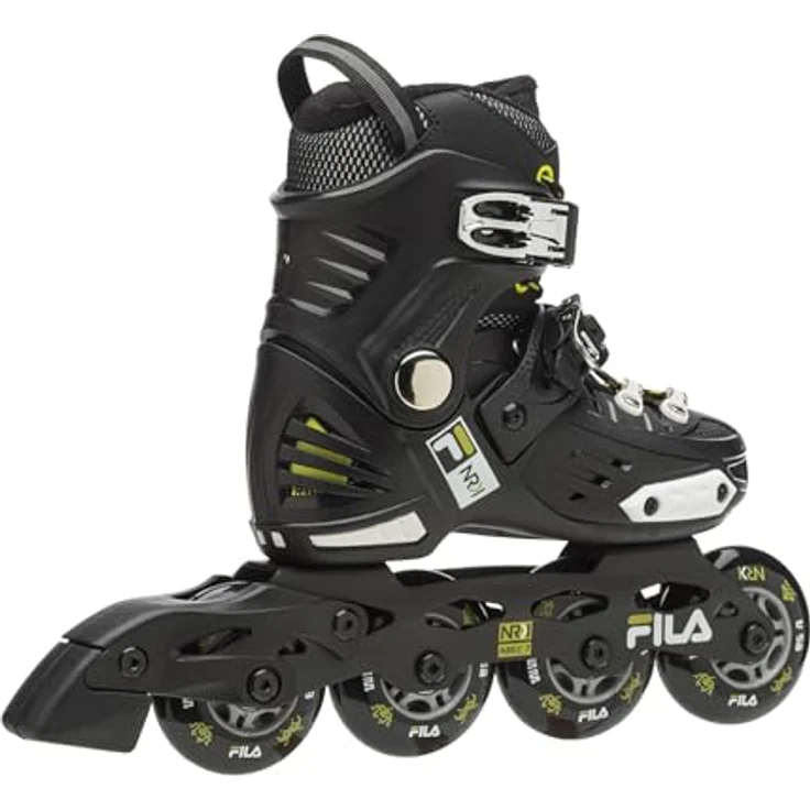 FILA Inline Skates, Modelle 28-39 mit 72 mm Rollen, ABEC 7 Kugellagern und extrudierter Aluminiumschiene – Bild 3