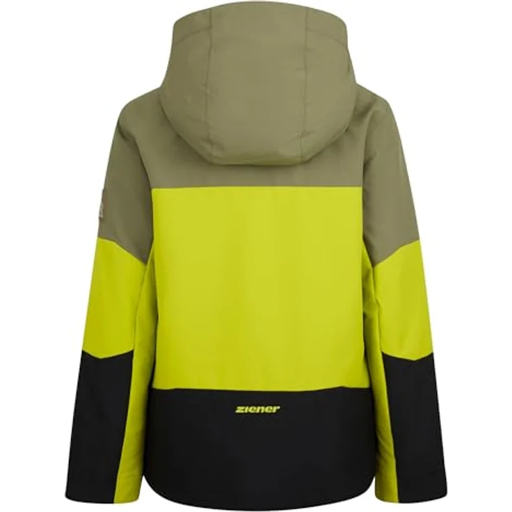 Ziener AGIMO-Z Jungen Skijacke, wattiert, atmungsaktiv, wasser- und winddicht, electric grass, Größe 128 – Bild 2