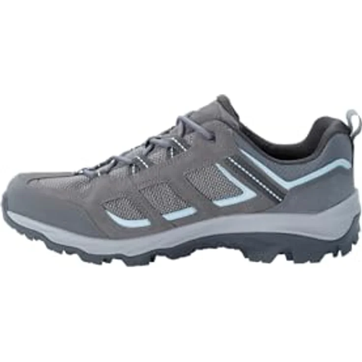 Jack Wolfskin VOJO 3 TEXAPORE LOW W, wasserdichter Wanderschuh mit atmungsaktiver Membran und rutschfestem Sohlenprofil, grau – Bild 4