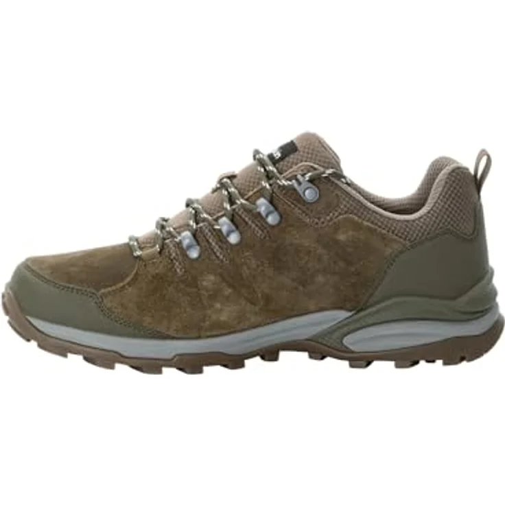 Jack Wolfskin REFUGIO TEXAPORE LOW M, Wanderschuh aus Veloursleder und TEXAPORE CORE, dämpfende EVA-Mittelsohle, optimaler Halt – Bild 4