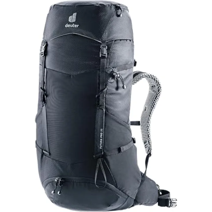 deuter Futura Pro 36, Wanderrucksack mit innovativem VariClick-Rückensystem, 36 Liter, optimierte Belüftung, grau