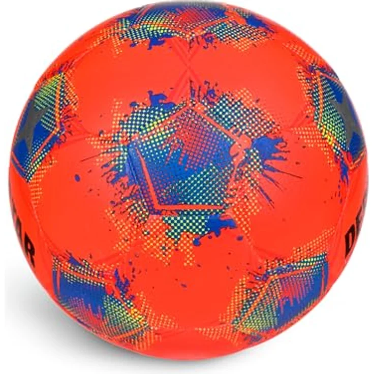 Derbystar Brillant Replica Bundesliga High Visible, Winter-Fussball Größe 5, orange/blau, Dual Bonded Technologie – Bild 4