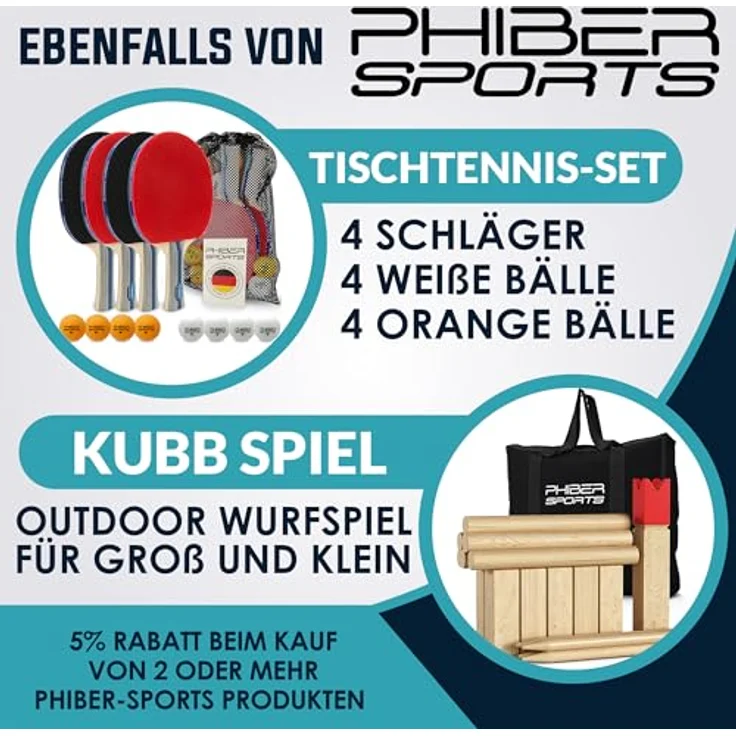 PHIBER-SPORTS 3 Sterne Tischtennisbälle 40+ mm, 24er Pack - Premium Qualität mit perfektem Spin und Bounce - Ideal für Anfänger und Profis – Bild 5