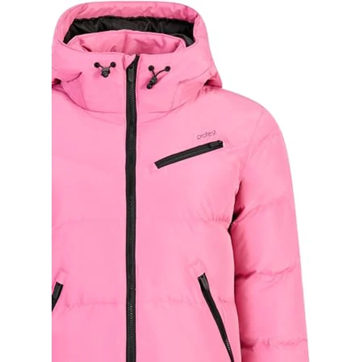 Protest PRTLUCID Jacke, Skijacke für Damen, rosa, Wassersäule 10.000 mm, PFC-frei, aus Recyclingmaterialien, XL – Bild 4