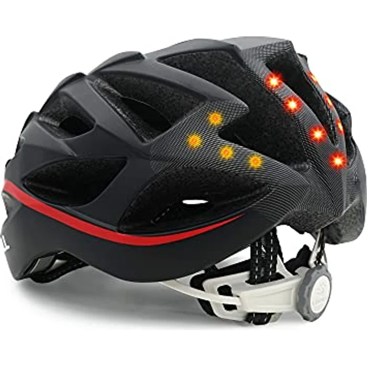 Livall Velohelm mit integrierter intelligenter Beleuchtung, Bluetooth-Lautsprechern und Sprachnavigation, 55 - 61 cm – Bild 1