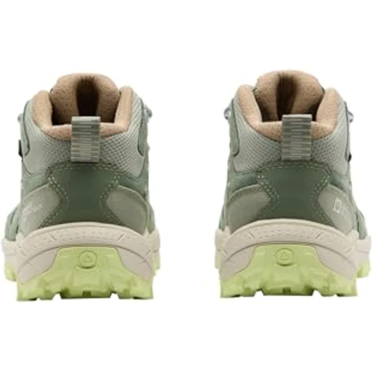 Jack Wolfskin Vojo Tour Texapore Mid W, wasserdichte Wanderschuhe für Damen, Grün, Größe 41, mit griffiger Gummi-Außensohle – Bild 5