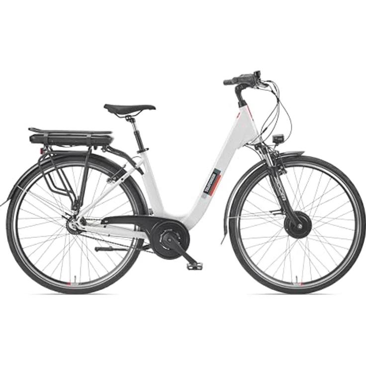 Telefunken City E-Bike für Herren und Damen | Elektrofahrrad 28 Zoll | 7-Gang Nabenschaltung | 250 W Frontmotor | 468 Wh Akku | Schwarz – Bild 2