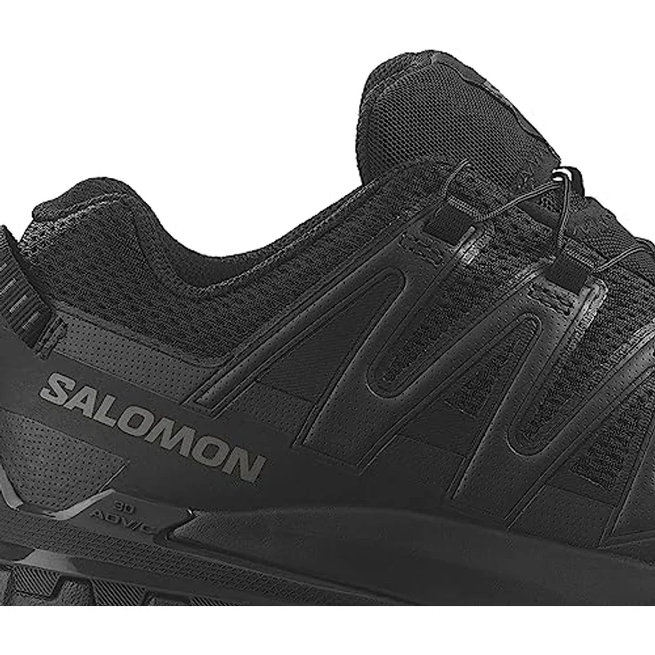 Salomon XA PRO 3D V9, Herren Wanderschuhe Trail-Running Schuhe, Schwarz, EU 40 2/3 UK 7, mit Schnellschnürung und Contagrip-Außensohle – Bild 3