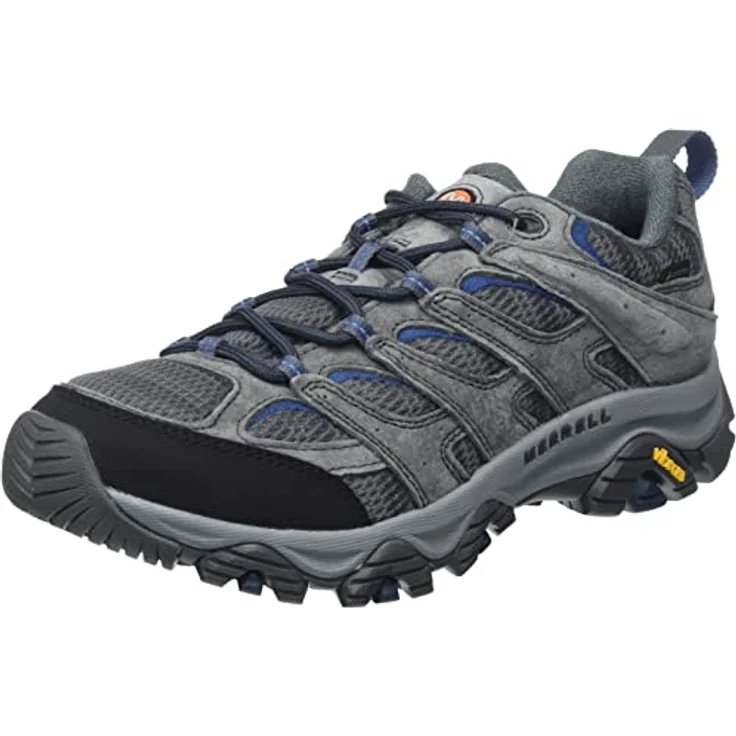 Merrell Moab 3 GORE-TEX®, Wanderschuhe mit stützender Innensohle und griffiger Vibram-Außensohle, Granite / Poseidon – Bild 1