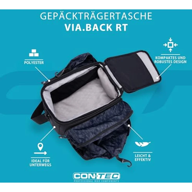 CONTEC, Gepäckträgertasche Via. Back RT – Bild 3