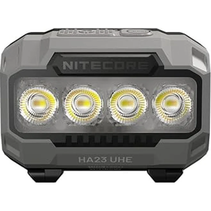 Nitecore HA23 UHE, Schwarze Stirnlampe mit Dual-Core-MCT-UHE-LEDs, 3 Farbtemperaturen und 4 Helligkeitsstufen – Bild 4