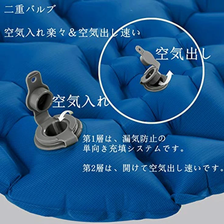 Naturehike FC-11, Aufblasbare Zwei-Personen-Isomatte mit 6,5 cm Dicke und quadratischen Luftkammern – Bild 4