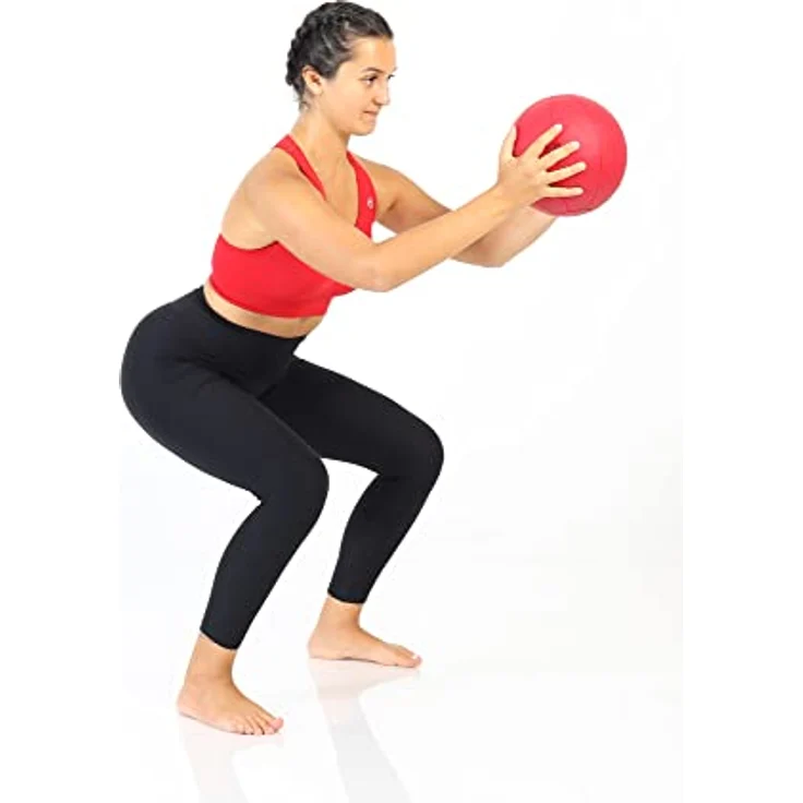 TOGU Medizinball, Latexfrei, 1,0 kg, ROT – Bild 4