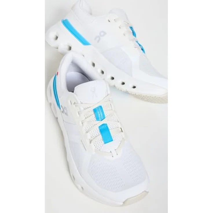 ON Running Cloudrunner 2, Damen Laufschuhe Cloud Schuhe mit komfortabler Dämpfung, Weiß-Horizont, EU 40.5 US 9 – Bild 4