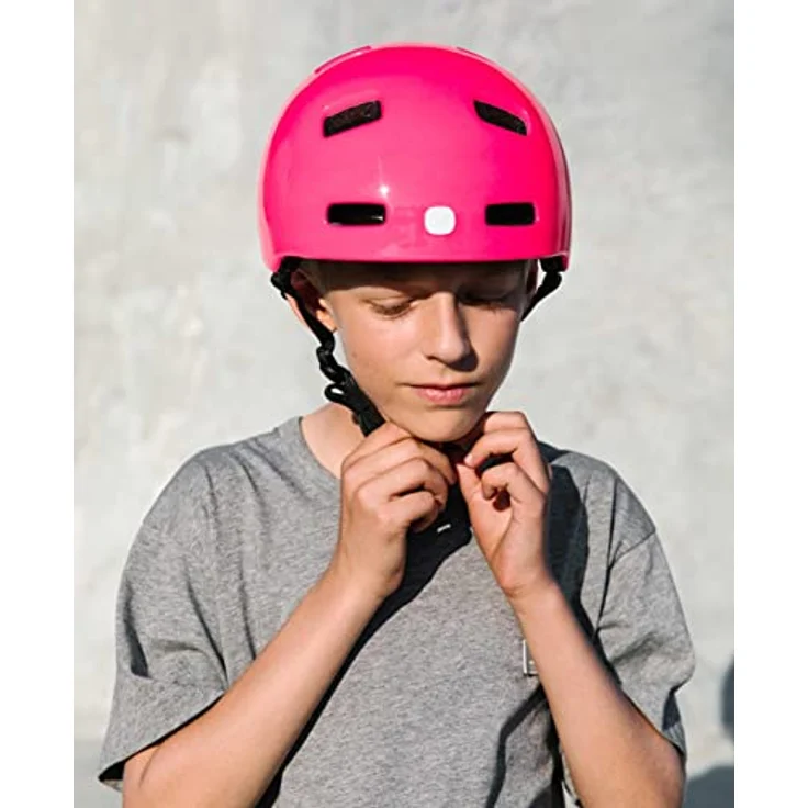 POC Crane Mips, Velohelm mit strapazierfähiger Polycarbonat-Schale, 55 - 58 cm, fluoreszierende Farben und reflektierende Details – Bild 5