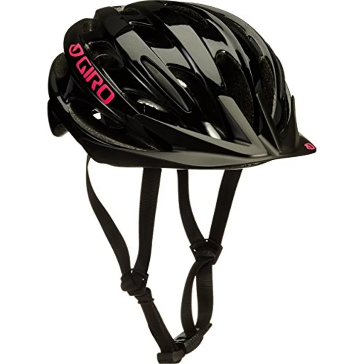 Giro Verona MTB Helm Damen, In-Mold-Technologie, schwarz mit pinken tonal lines, Kopfumfang One Size (50-57 cm) – Bild 1