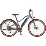 Prophete Stack Sport E-SUV Bike 29" E-Mountainbike mit 250W Heckmotor, 418 Wh, 120 km Reichweite 8-Gang Schaltung, Hydraulische Scheibenbremsen, LCD-Display, RH : 48cm in Aluminium-Look - Preisvergleich
