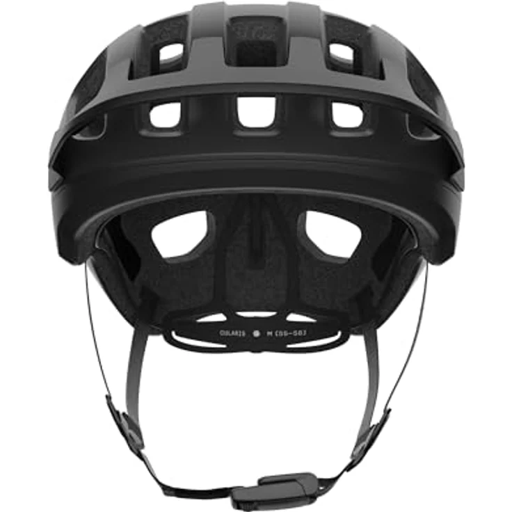 Poc Cularis, Velohelm in Uranium Black Matt und Hydrogen White, 55 - 58 cm, mit optimaler Belüftung und robustem Polycarbonat – Bild 2