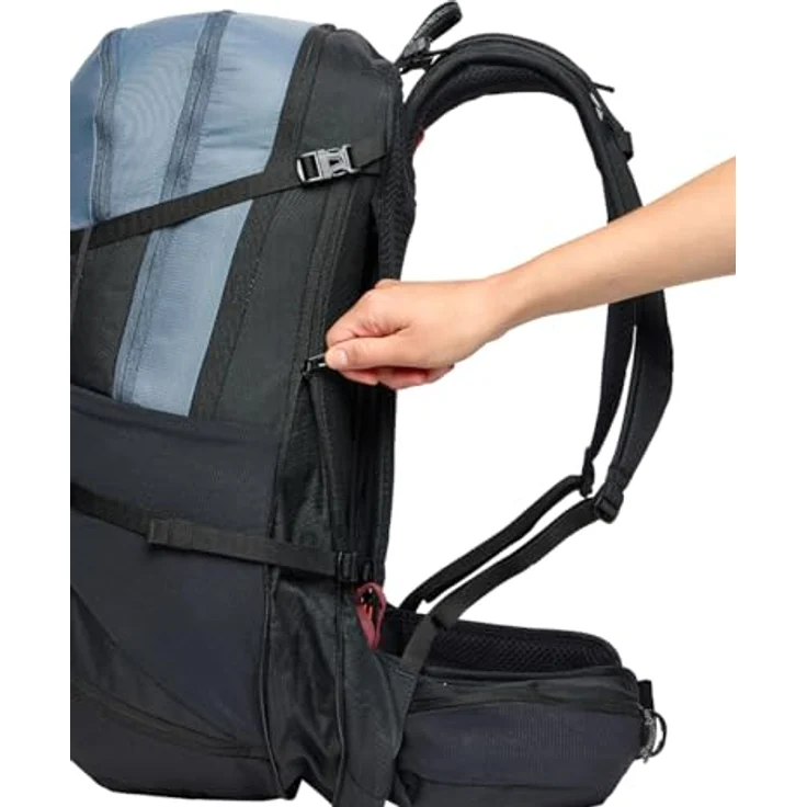 Vaude Wizard Wanderrucksack, 53 cm, blau, 100% Polyamid, 31 x 25 x 53 cm – Bild 5