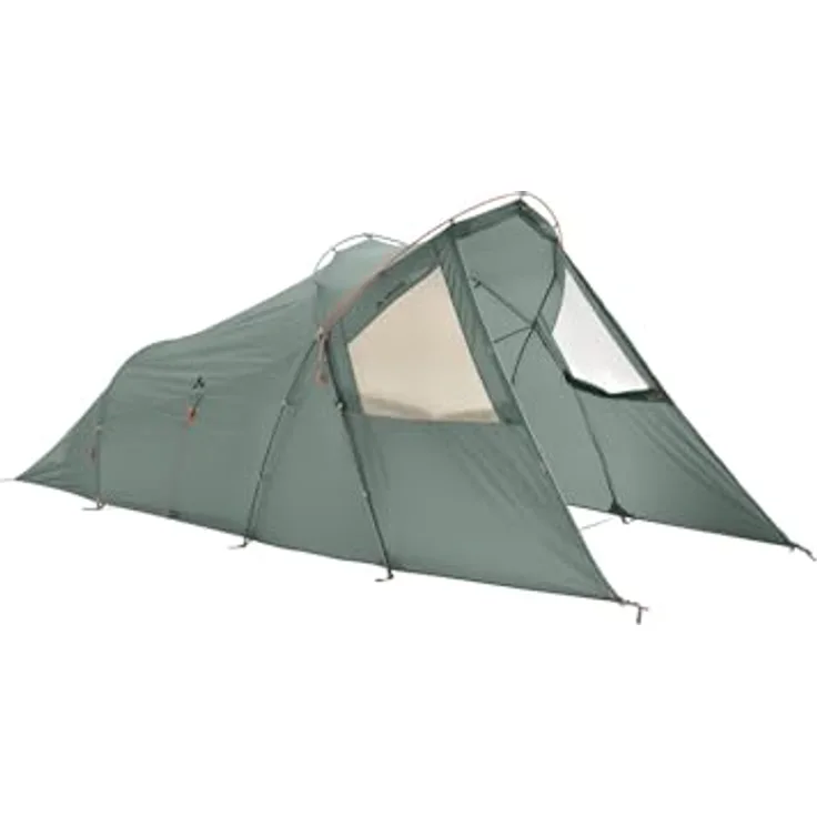 VAUDE Allround Chapel XT 2P, 2-Personen-Zelt in Agave mit schneller Aufbauweise und geräumiger Apsis