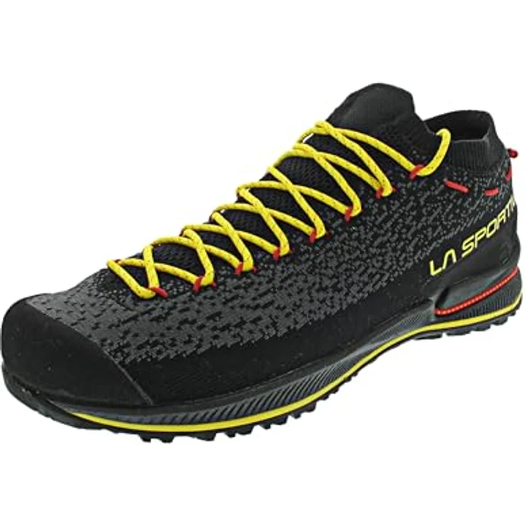 La Sportiva TX 2 Evo, leichter Zustiegsschuh mit Vibram® IdroGrip-Sohle, schwarz/gelb, Herren – Bild 5