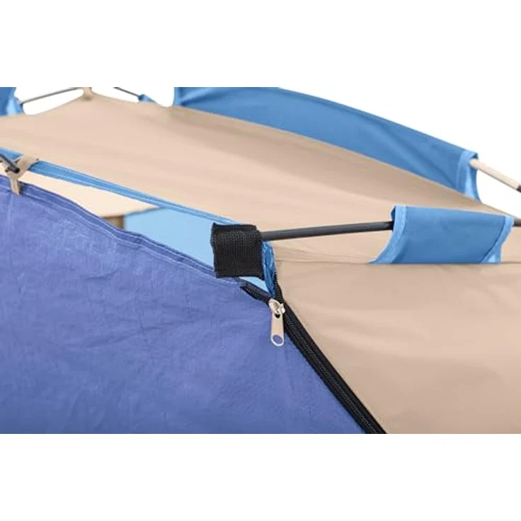 Bestway Strandzelt, wasserabweisend, für 2 Personen, blau, 200 x 100 x 100 cm, inklusive Transporthülle – Bild 4