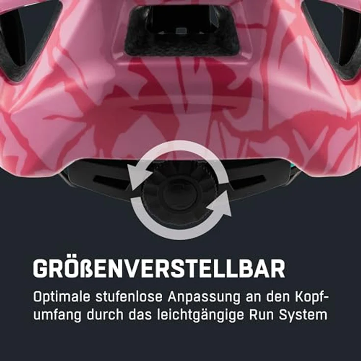 Alpina Kids Pico Pink - Sparkel Gloss, Größe 50 - 55 cm - Fahrradhelm, Farbe Pink – Bild 6