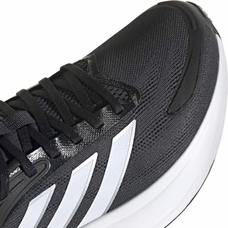 Adidas Response 2 Laufschuhe Herren, 44,5, atmungsaktiv, Core Black/Ftwr White/Matte Silver, hohe Dämpfung, neutraler Stabilitätsgrad – Bild 6