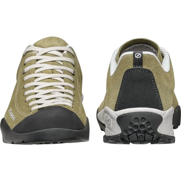 Scarpa Mojito, Unisex Wanderschuhe mit robustem Leder-Obermaterial und rutschfester Sohle, Größe 37.5, Türkis – Bild 4