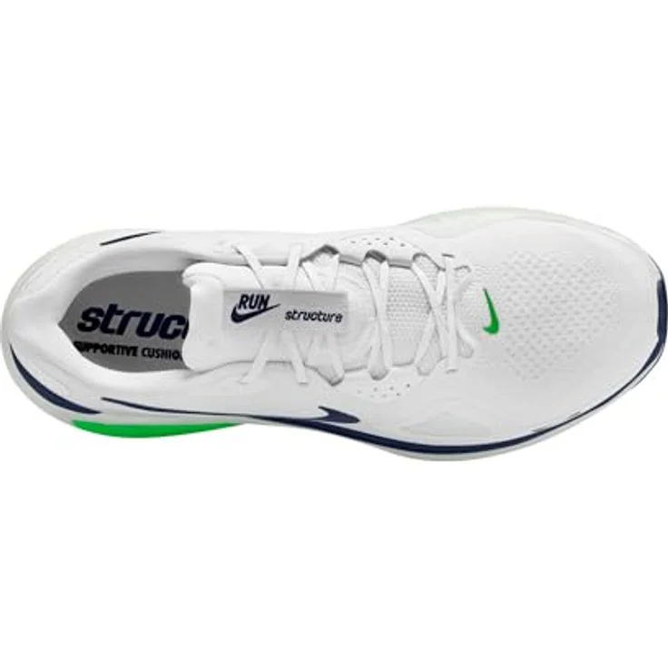 Nike Laufschuhe Structure 26, Herren, weiß, mit ReactX-Mittelsohle und stabilisierendem Stützsystem – Bild 3