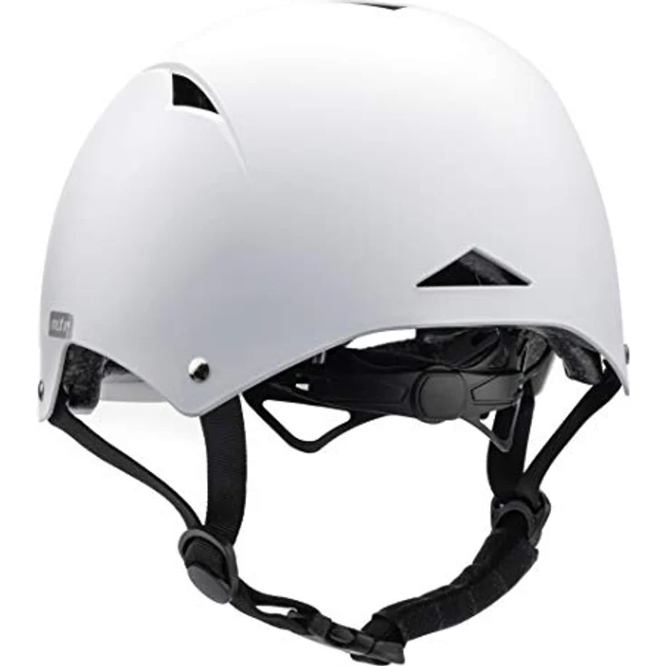 Meteor KS02 Kinder-Fahrradhelm, Schutzhelm für Rollschuhe und Fahrrad, Größe S 48-52 cm, weiß, leicht und gut belüftet – Bild 3