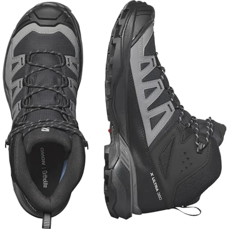 Salomon X ULTRA 360 MID GORE-TEX, Wasserdichter Wanderschuh mit knöchelhohem Schaft und Gummisohle – Bild 2