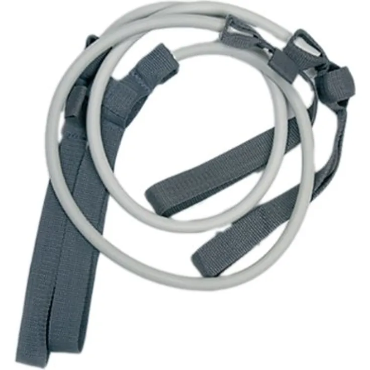 Gymstick Ersatztubes extra stark Silber, 2er Pack für Gymstick Original/Teleskop, Einheitsgröße
