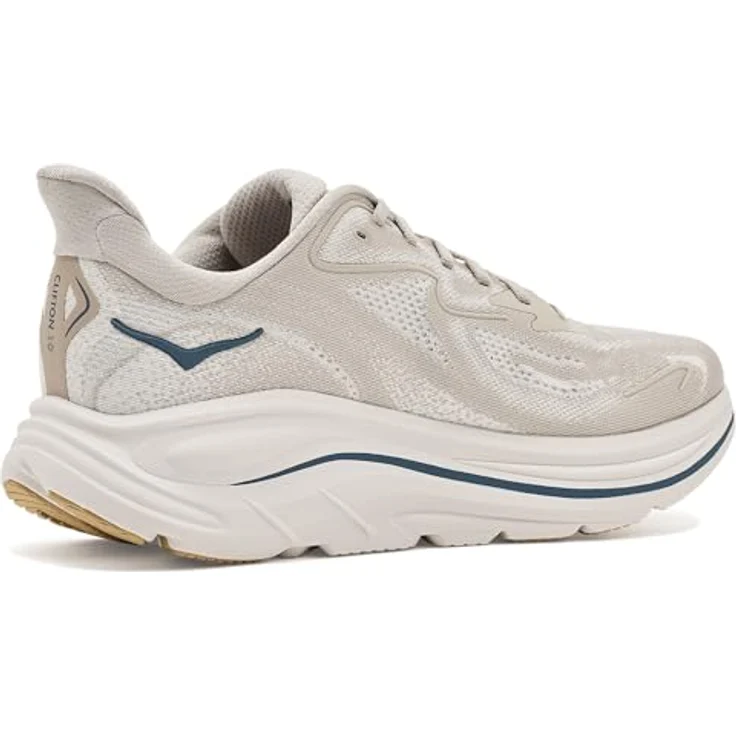 Hoka Clifton 10 Herren Laufschuhe, ultraleichte Dämpfung, 8 mm Sprengung, Weiß, Größe 47 1/3 – Bild 3