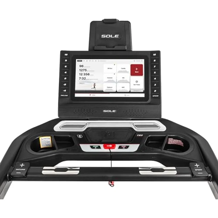 HAMMER Laufband F85, Fitness Laufband mit 15,6" TFT-Touchscreen, 10 Trainingsprogrammen, Steigungsfunktion bis 15%, klappbar & leise, extra breite Lauffläche 156 x 56 cm – Bild 3