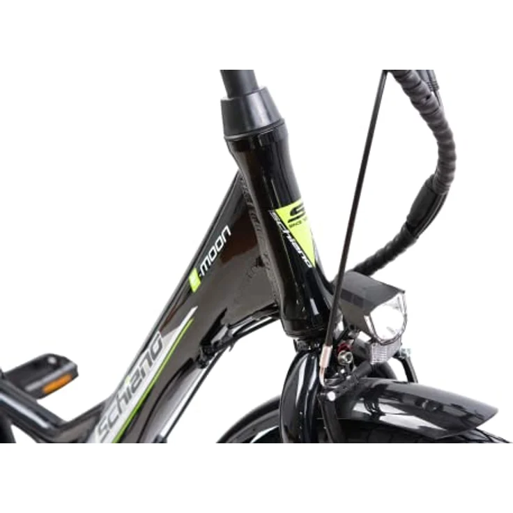 F.lli Schiano E-Moon 26 Zoll E-Bike Elektrofahrrad, Pedelec mit 250W Motor und 7-Gang-Getriebe, E-Citybike mit Frontmotor, Schwarz – Bild 5