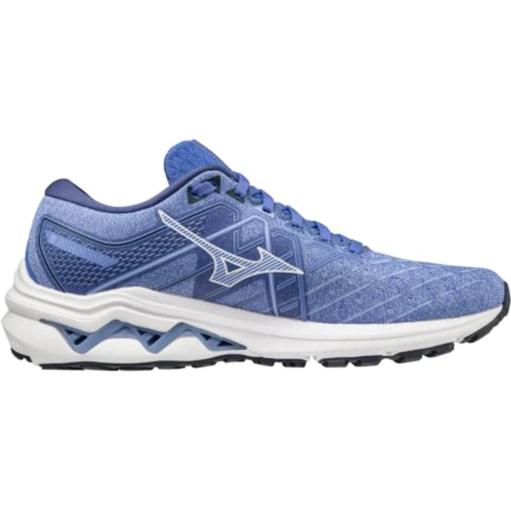 Mizuno Wave Inspire 18, Laufschuhe Damen mit hervorragender Dämpfung und nahtloser Passform, schwarz – Bild 4