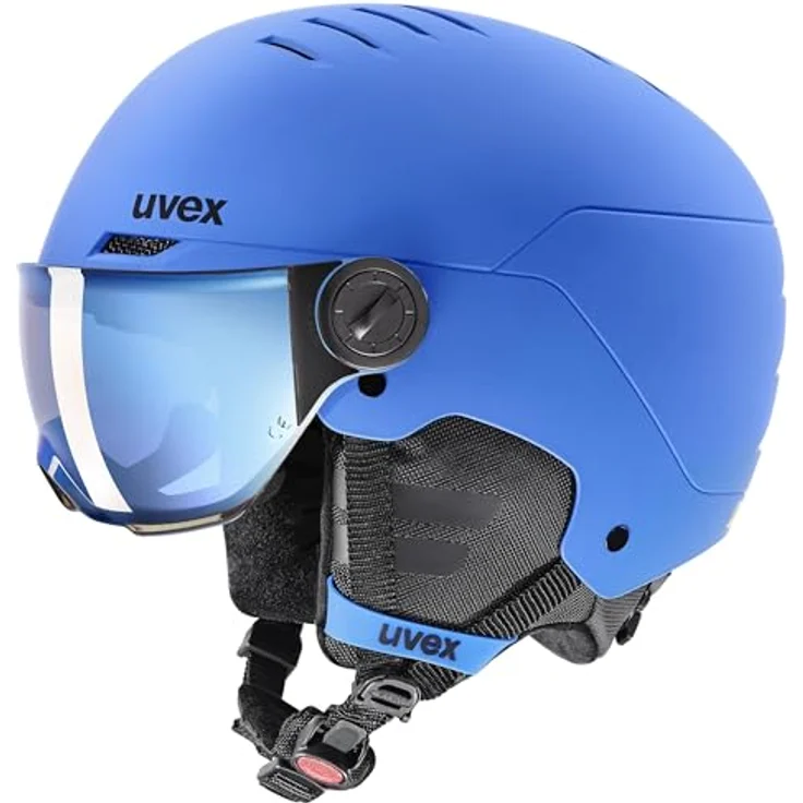 Uvex Rocket jr Visor blue mat - lasergoldlite 54-58 cm – Bild 2