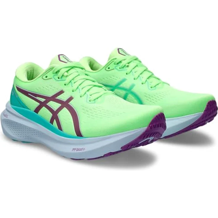 ASICS Gel-Kayano 30 Lite-Show, Atmungsaktive Laufschuhe mit Gummisohle und High-Cut-Design, grün – Bild 6
