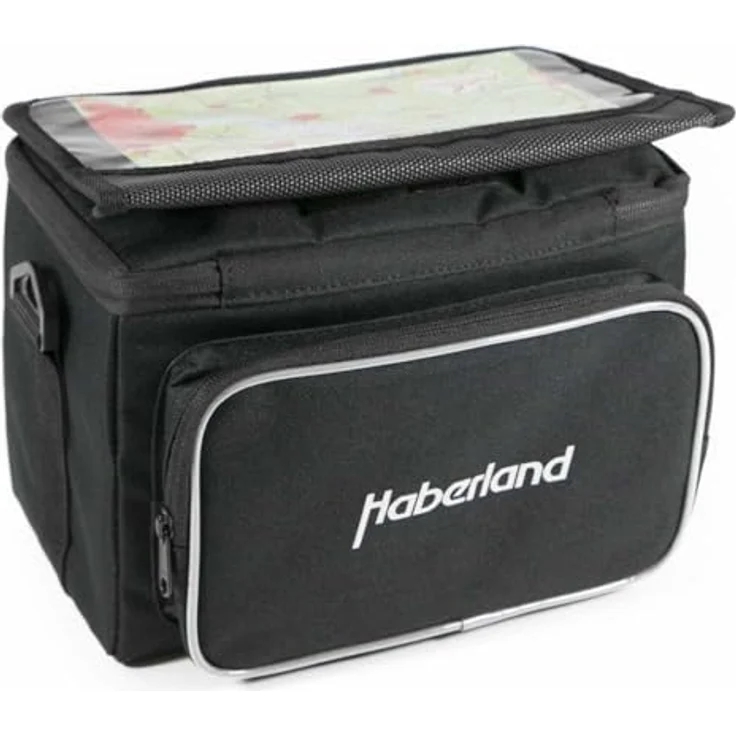 Haberland Lenkertasche 6L Schwarz, inklusive Klick-Fix-Adapter, Modell LKF808 00 – Bild 3