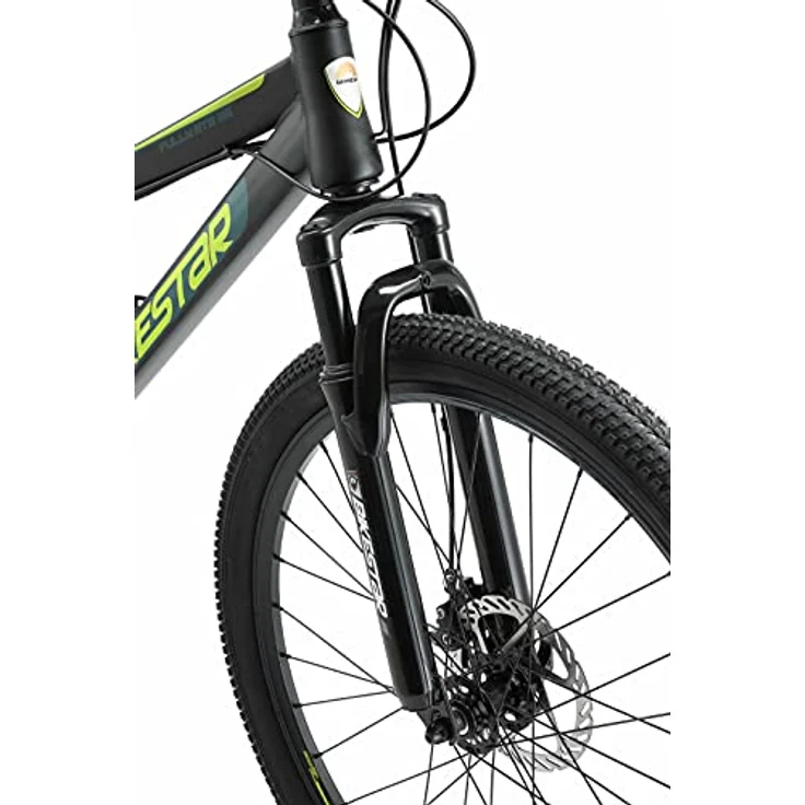 BIKESTAR Fully Mountainbike 26 Zoll | 15 Zoll Rahmen, 21 Gang Shimano Schaltung, Scheibenbremse | Schwarz – Bild 7