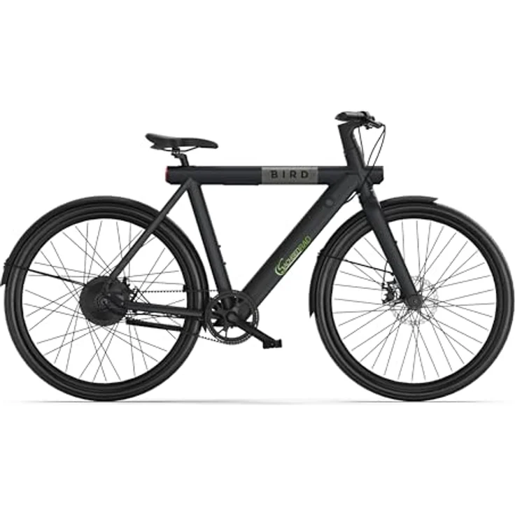 SachsenRAD xBird C6R Connect Urban E-City-Bike, E-Bike mit Riemenantrieb und integriertem LCD-Display, schwarz, für Körpergrößen 150-180 cm – Bild 1