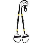 TRX Move Schlingentrainer, Schwarz/Grau, mit Aufhängungsanker und Mesh-Tragetasche