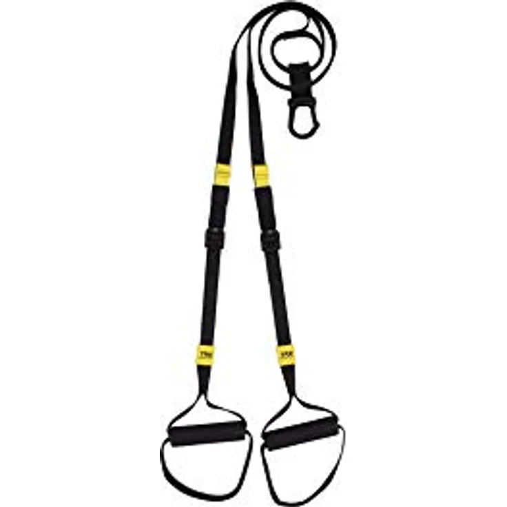 TRX Move Schlingentrainer, Schwarz/Grau, mit Aufhängungsanker und Mesh-Tragetasche