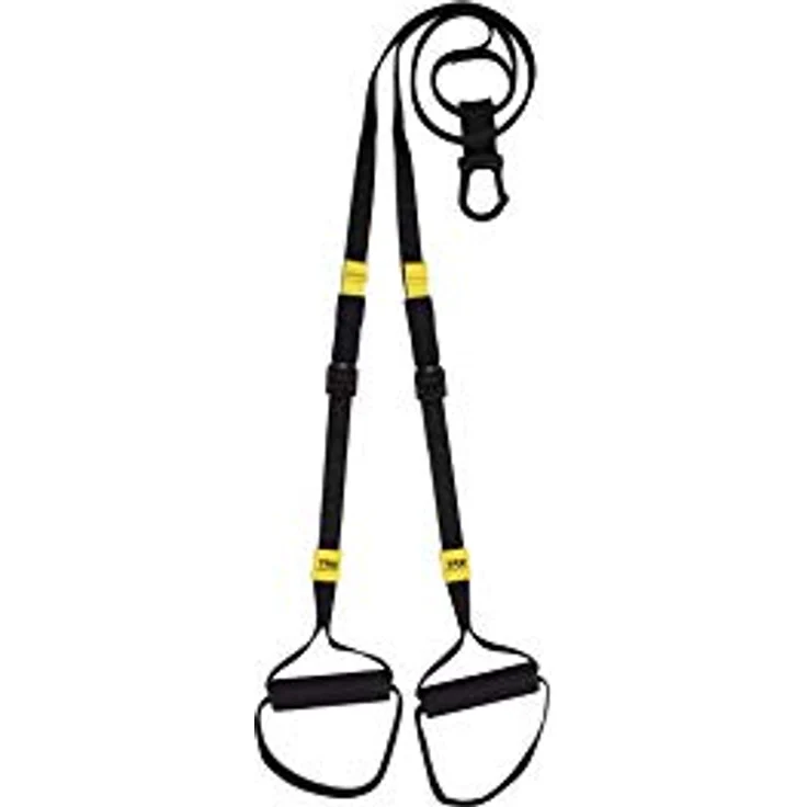TRX Move Schlingentrainer, Schwarz/Grau, mit Aufhängungsanker und Mesh-Tragetasche