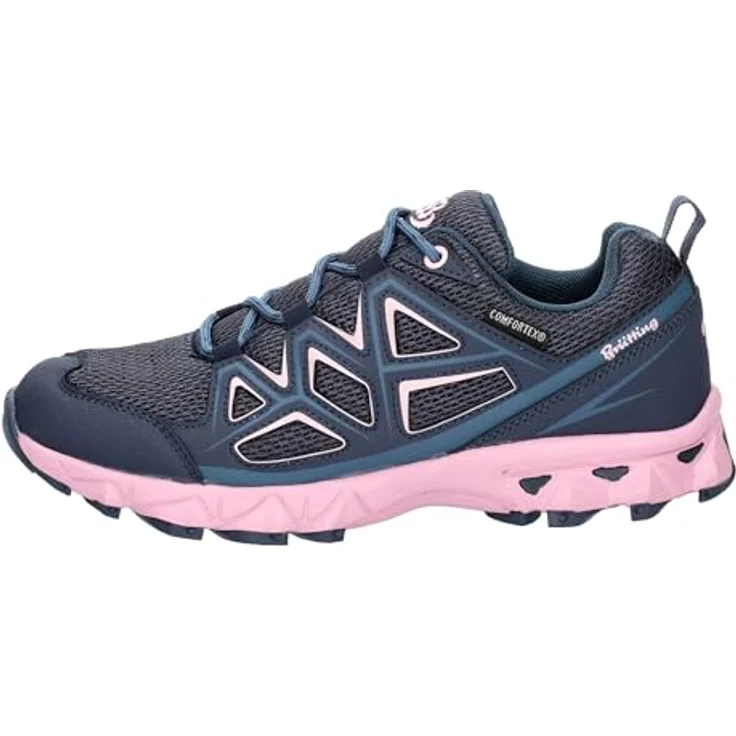 Brütting Power Wanderschuh, robuster Outdoorschuh mit wasserdichter Klimamembrane, blau, Gr. 38 – Bild 2