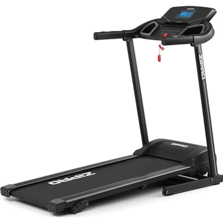Zipro Laufband für Zuhause klappbar Colt, Walking Pad mit Lautsprecher, LCD-Anzeige, Steigung und Holder, Heimtrainer bis 110 kg und 1 PS Motor, 1-12 km/h Geschwindigkeit, 12 Programme, – Bild 1