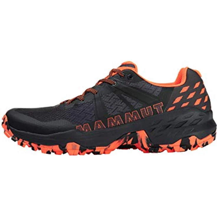 Mammut Sertig II Low Men, Herren Wanderschuhe, leichter Multifunktionsschuh mit EVA-Zwischensohle und Gummigrip, Schwarz (Größe 44) – Bild 1