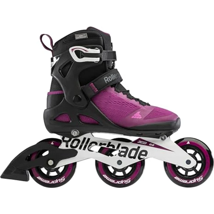 Rollerblade Macroblade 100 3WD W, Damen Inline-Skates mit hoher Schaftstabilität, 100 mm Rollen, violett/schwarz – Bild 3